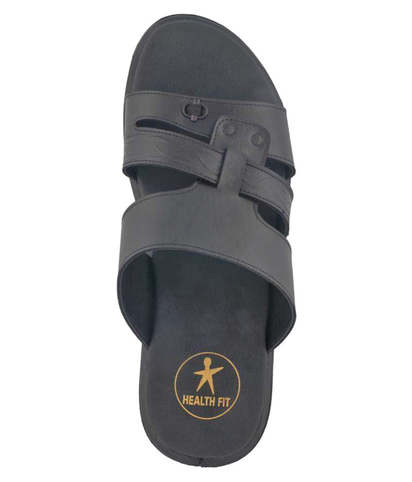 Health Fit Diabetic & Orthopedic Footwear Black Sandals Buy Health Fit Diabetic & Orthopedic