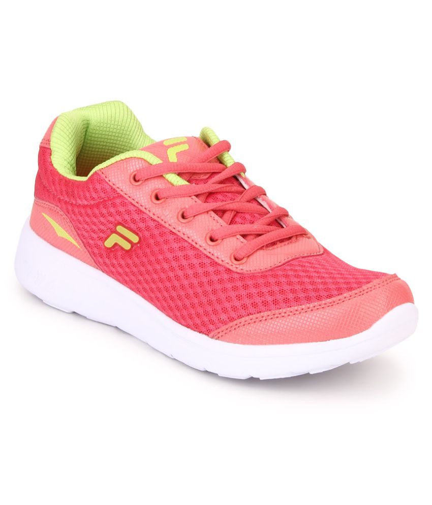 fila pink running shoes