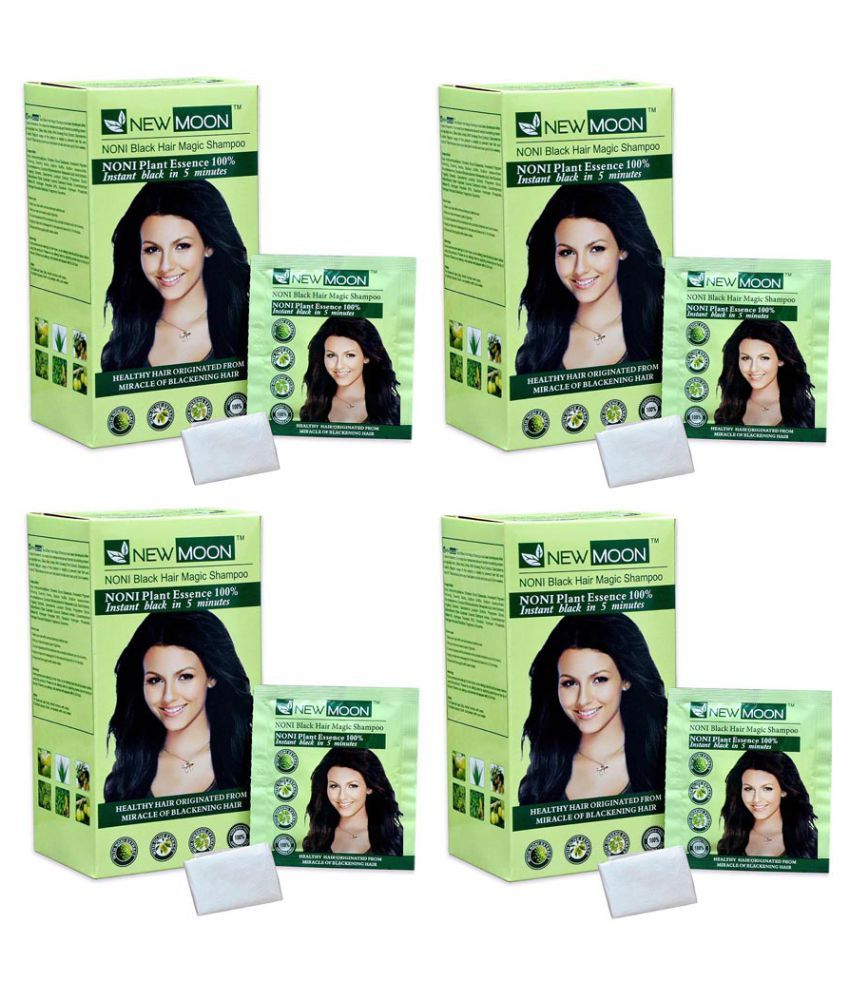 New Moon Pack Of 80 Noni Natural Hair Dye For Men Permanent Hair