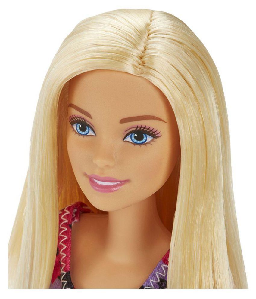  Barbie Blonde Hair  Big Floral Design Doll Buy Barbie  
