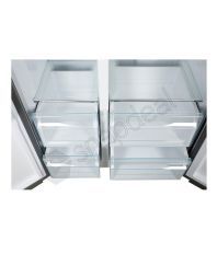 Haier 565 Ltr HRF-618SS Side by Side Refrigerator - Stainless Steel