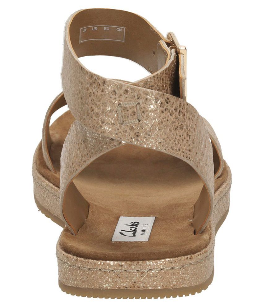 clarks gold shoes