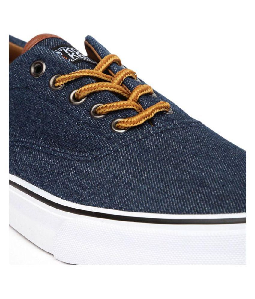 kook n keech navy blue sneakers