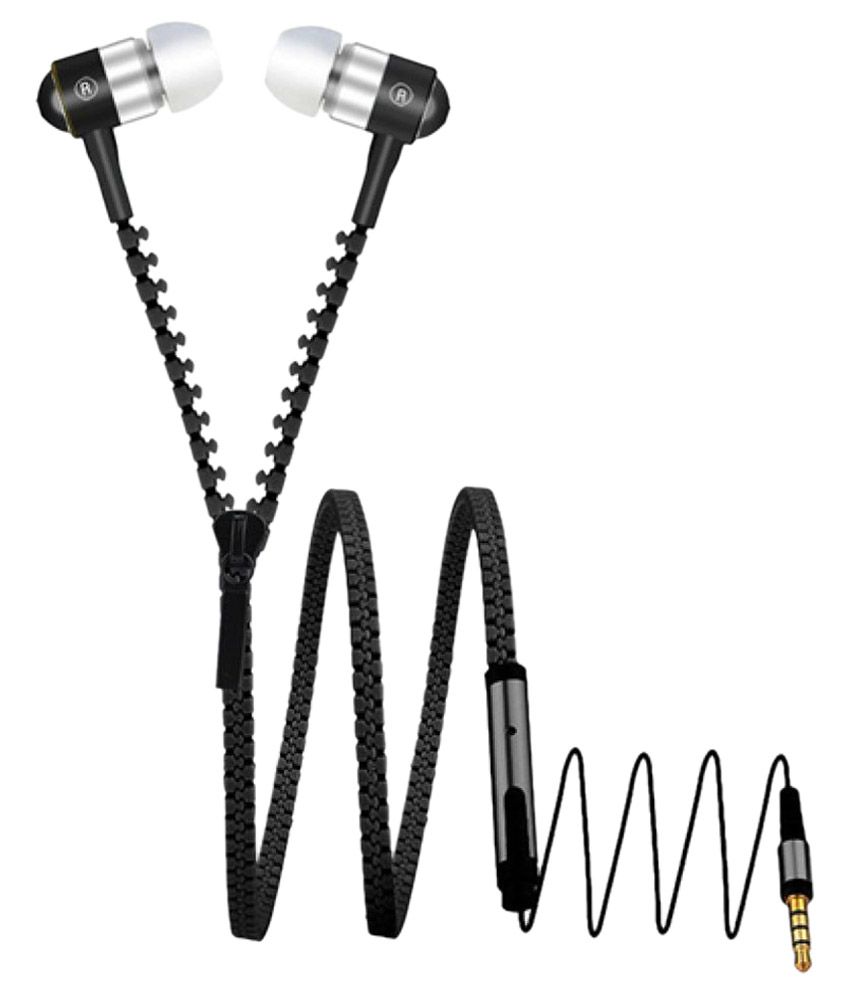 GC International In Ear Wired Earphones With Mic Black Buy GC