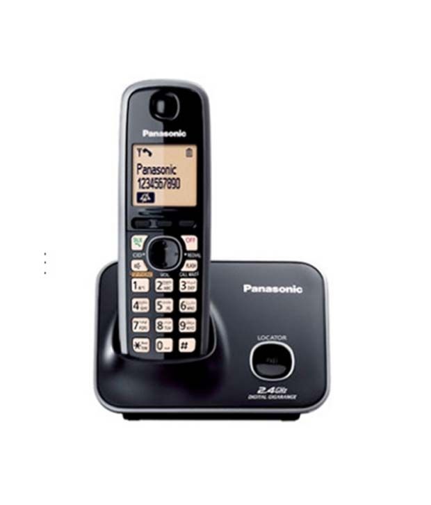     			Panasonic Kx-tg3711sx Cordless Landline Phone ( Black )