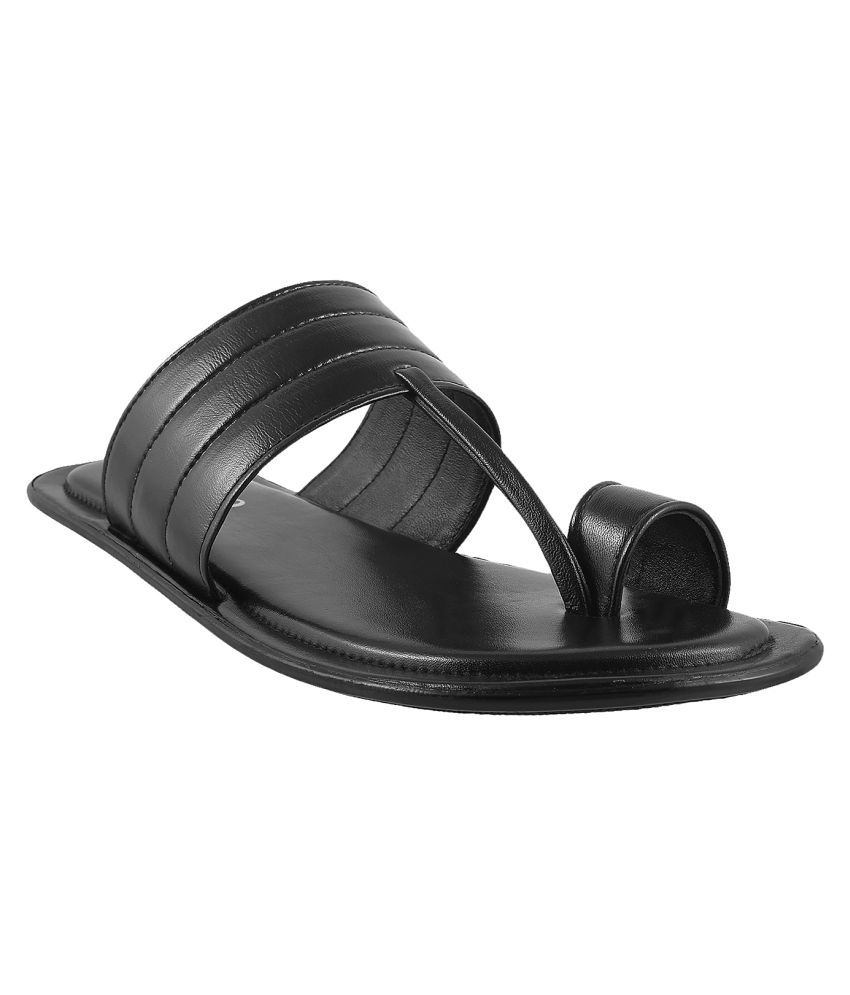 metro leather chappals