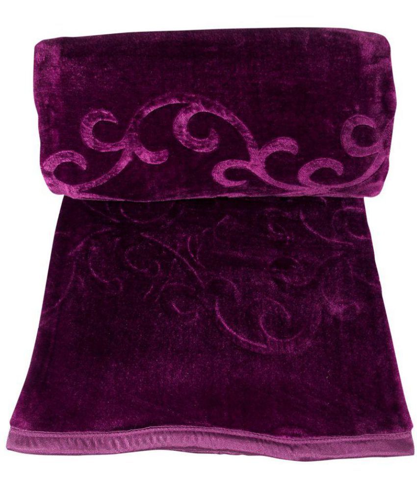 Pasricha Handlooms Single Poly Mink Contemporary Blanket Buy Pasricha