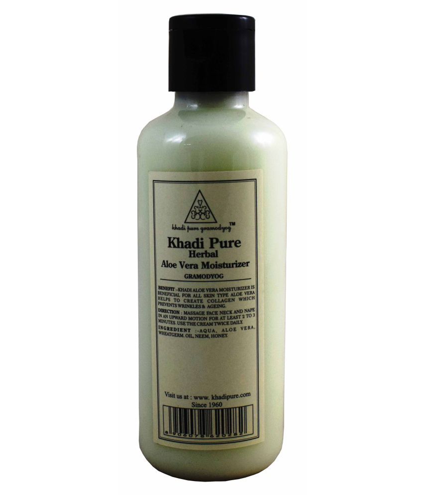khadi aloe vera moisturizer