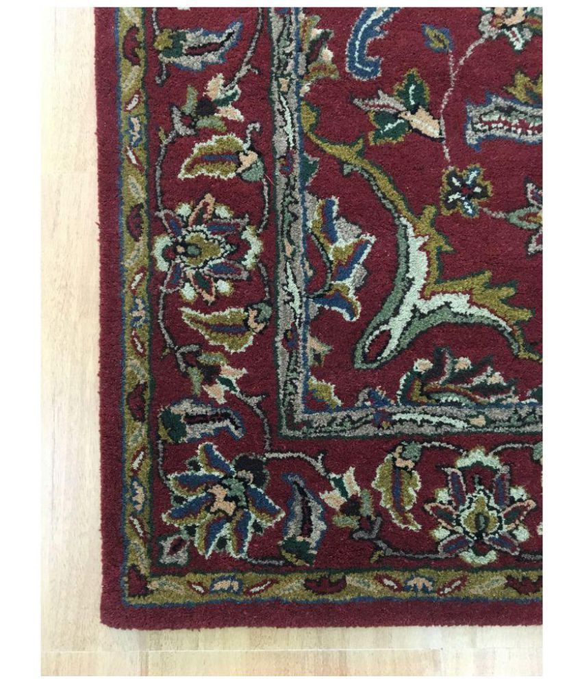 Eastern Weavers Red Rug Wool Ethnic Buy Eastern Weavers Red Rug Wool Ethnic Online at Low