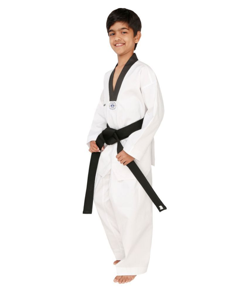 Taekwondo Plus White Cotton Uniform 170 cm Buy Online at Best Price on