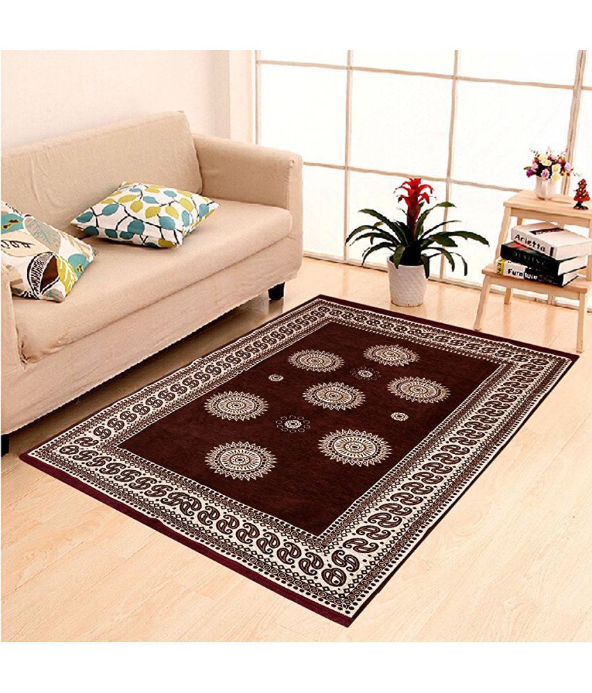     			Zesture Bring Home Multi Chenille Carpet Abstract 4x6 Ft.