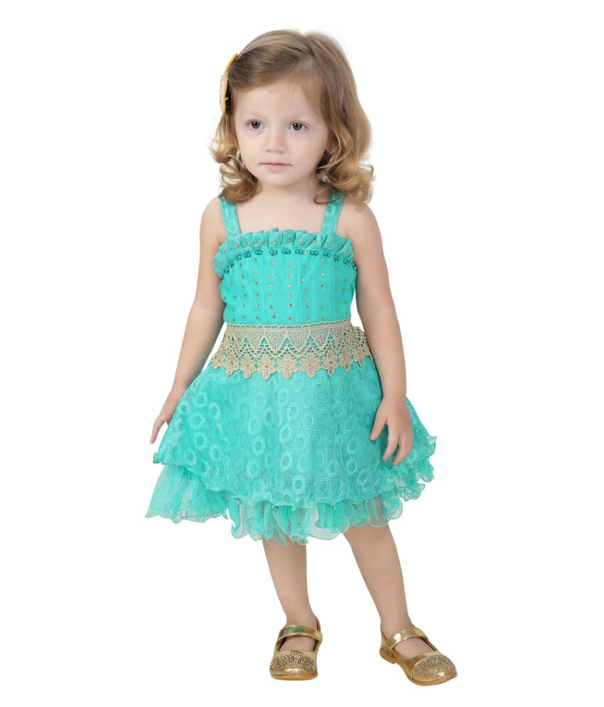 green net frock
