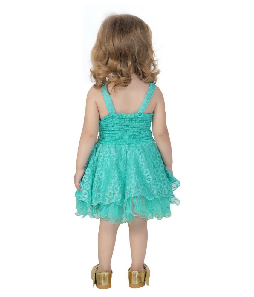 green net frock