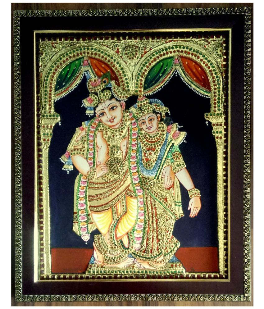 Kum Kum Tanjore Paintings/ Thanjavur Paintings Wood Painting With Frame ...