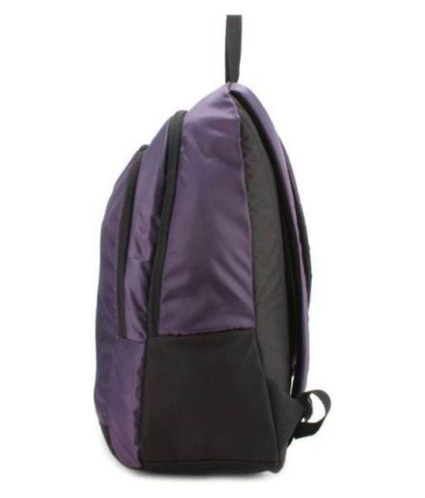 wildcraft purple backpack