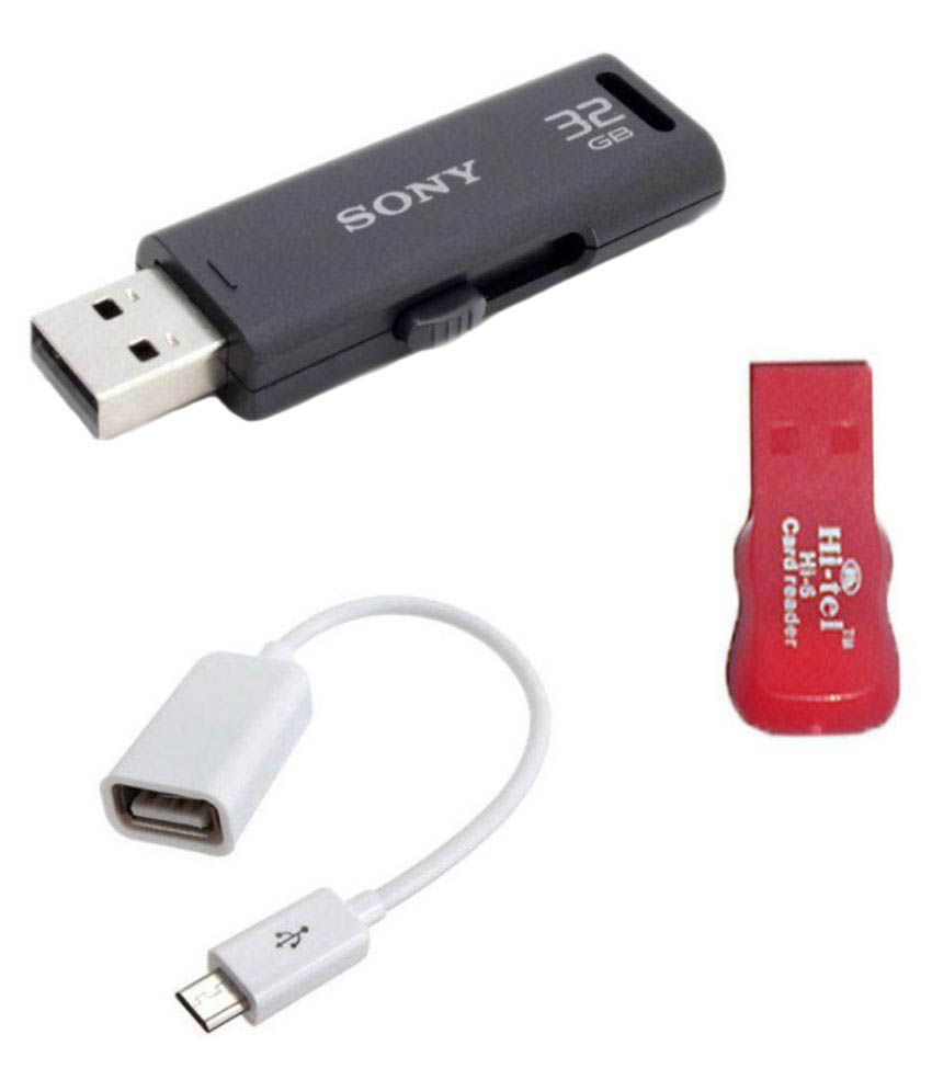     			Sony USM32GR 3130912 32GB USB 2.0 Utility Pendrive Black