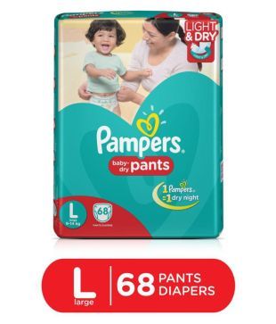 pampers pants large 68