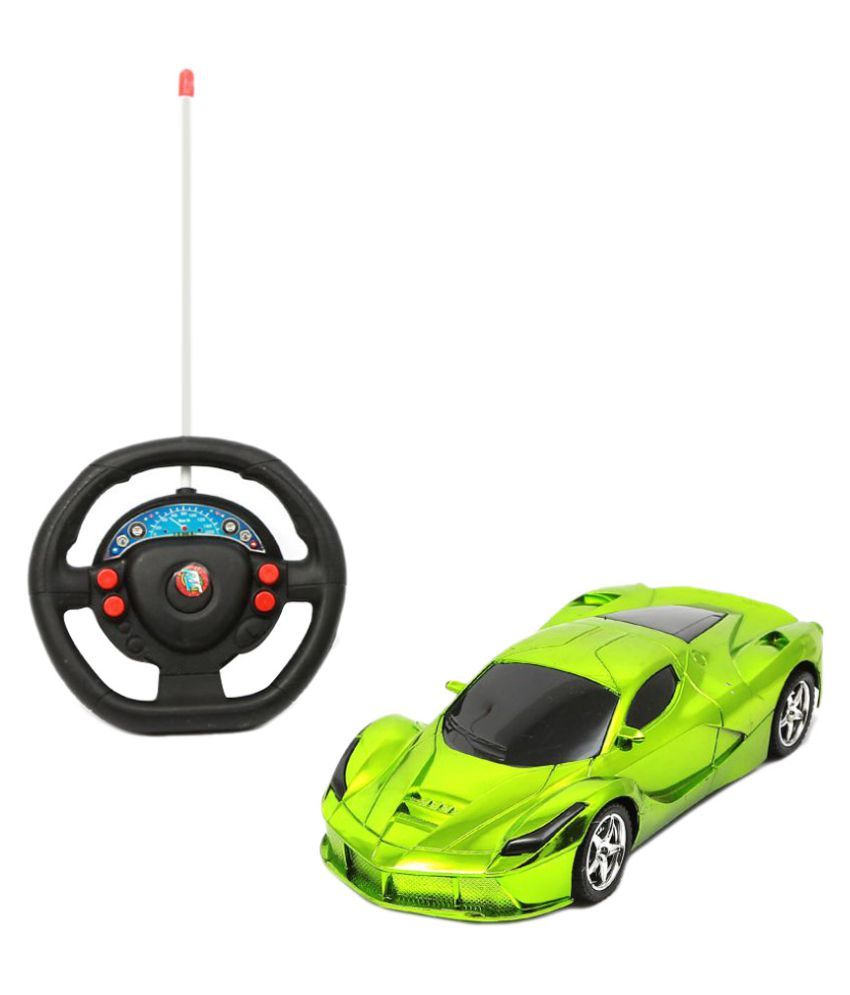 green remote control race car