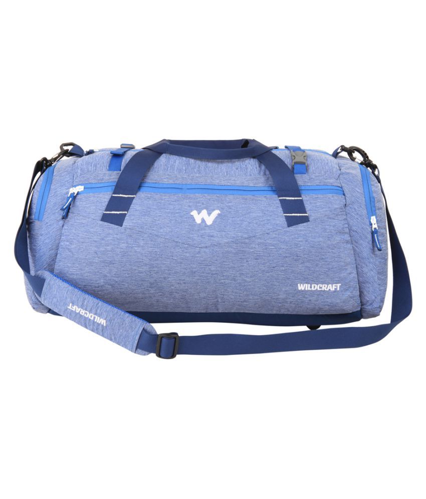 wildcraft nylon blue pencil pouch