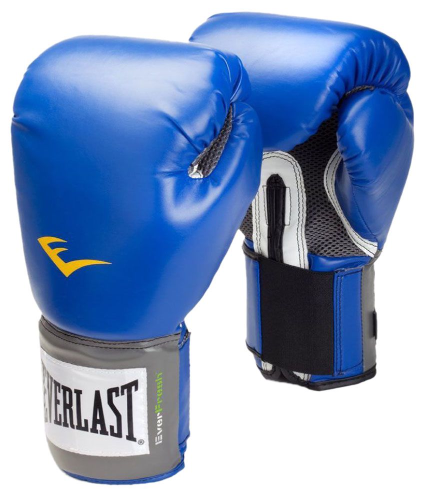 Everlast Pro Style Training Gloves 12 Oz Blue: Buy Online at Best Price ...