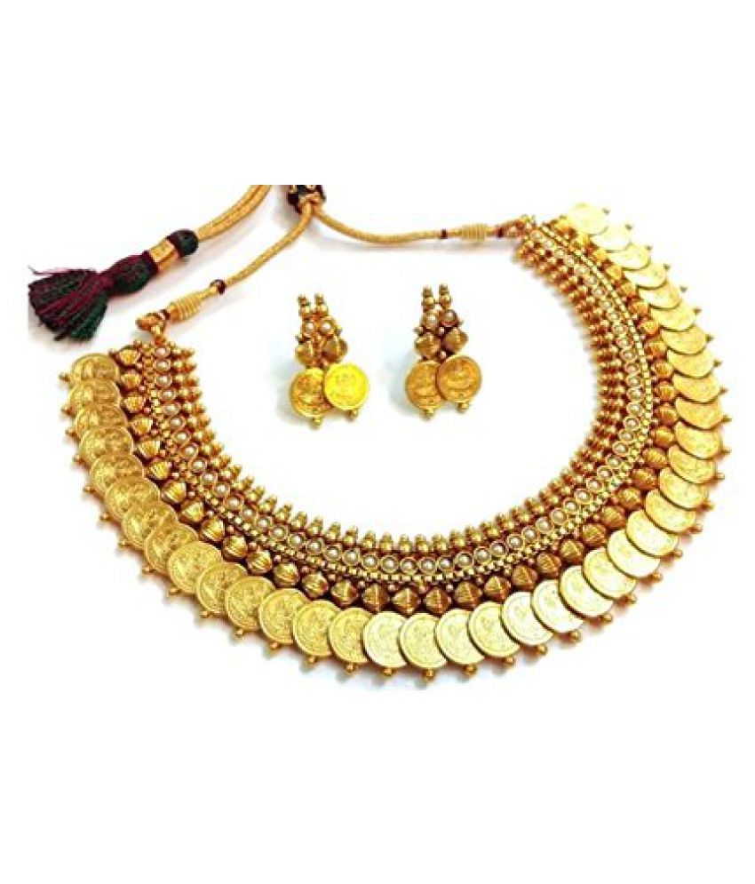     			YouBella Gold Plated Necklace Set