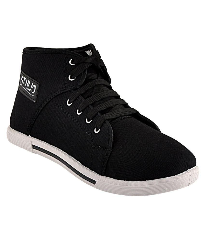 Athlio Sneakers Black Casual Shoes - Buy Athlio Sneakers Black Casual ...