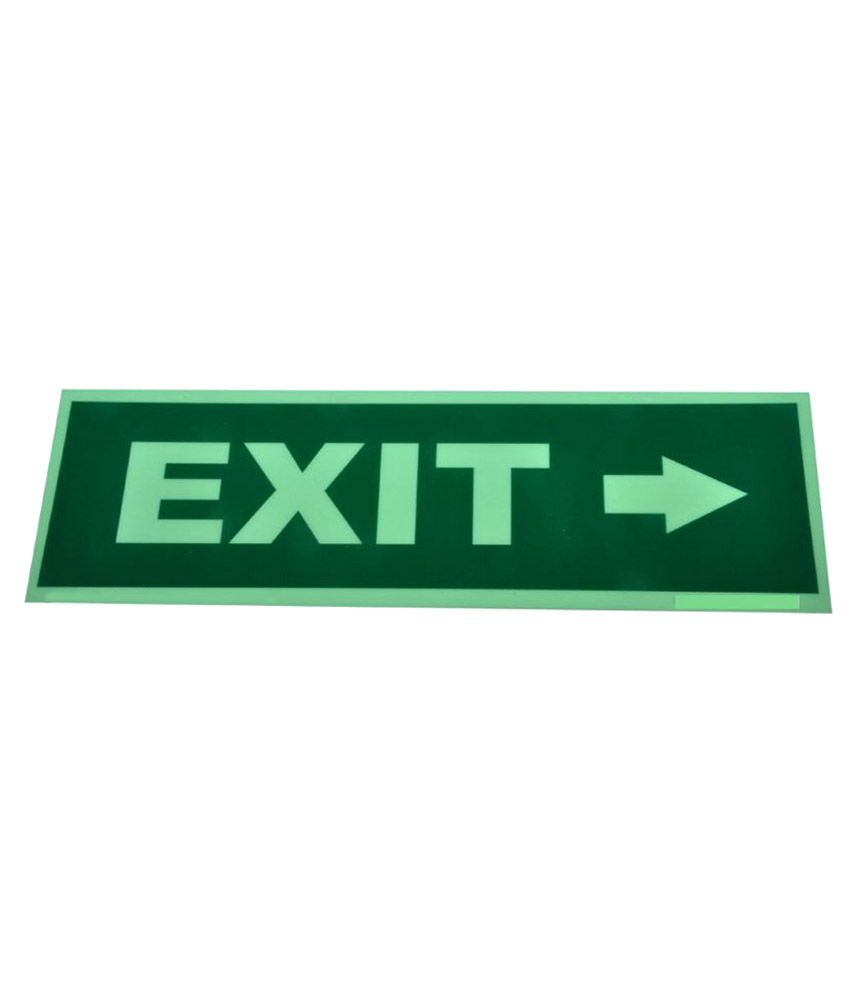 Mediateckboards Signage Boards Exit right arrow, 10 cm 3 cm x 30 cm ...