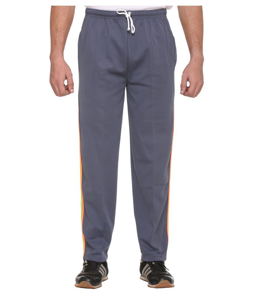     			Vimal Jonney Light Grey Cotton Blend Trackpants Single