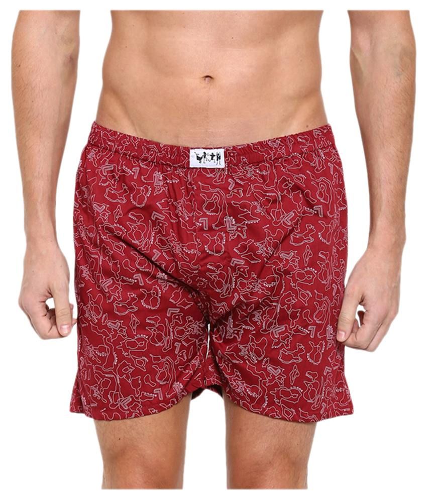 WITH Maroon Boxer - Buy WITH Maroon Boxer Online at Low Price in India ...