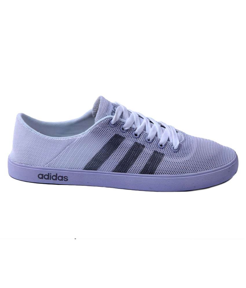 adidas white canvas shoes