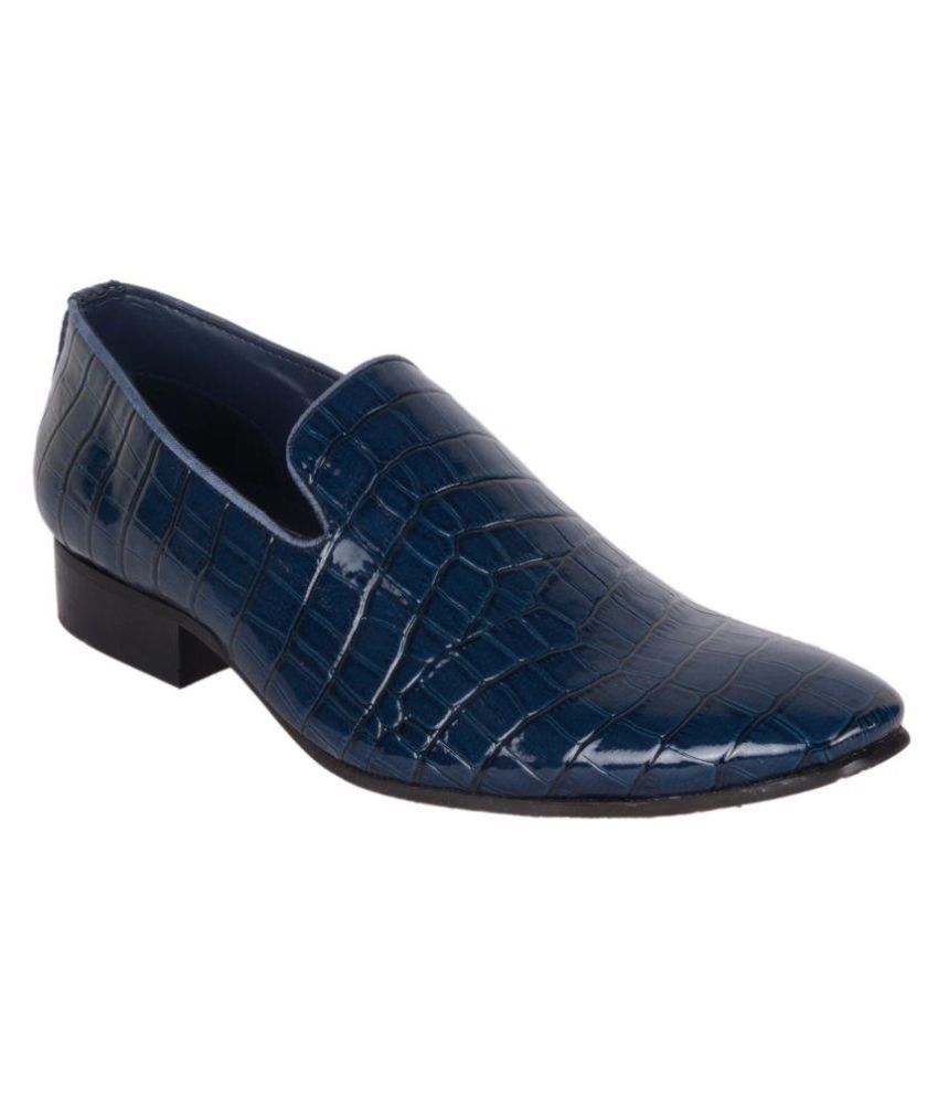 Rimono Blue Slip On Non-Leather Formal Shoes Price in India- Buy Rimono ...