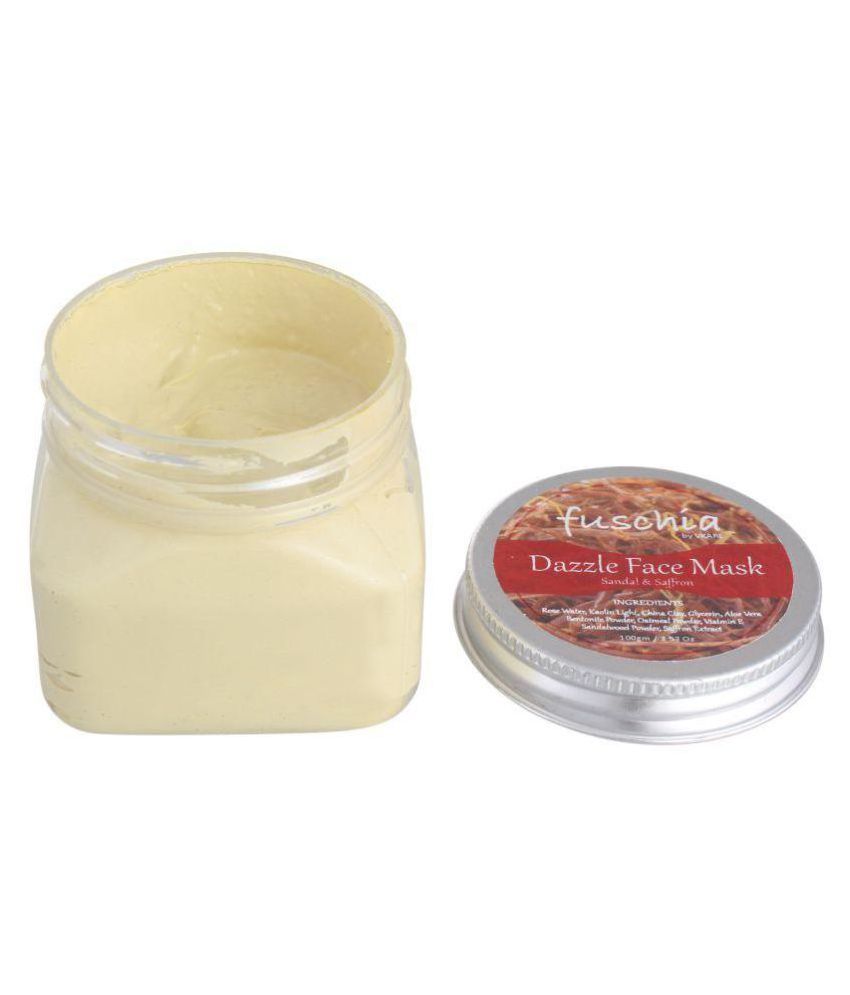 Fuschia Fuschia Sandal & Saffron Face Mask Masks 100 gm Buy Fuschia