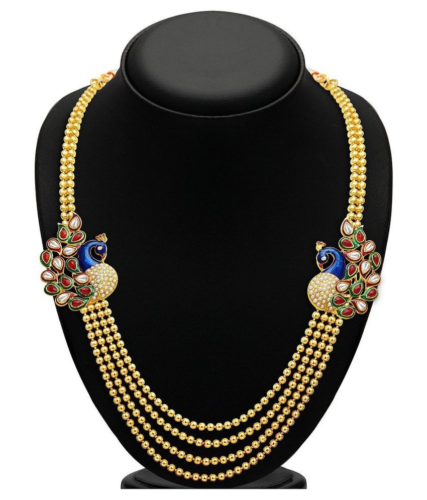     			Youbella Multicolour Necklace Set