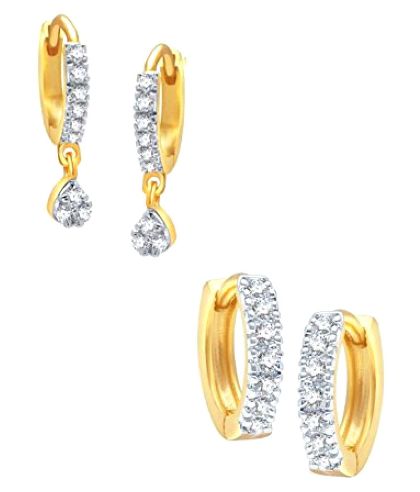     			YouBella Multicolour Alloy Earrings - Pair of 2