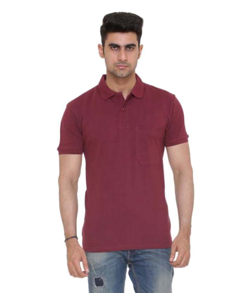 maroon polo shirt school