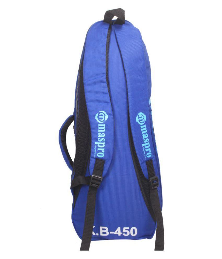 Maspro Blue Backpack Badminton Kit Bag / Badminton Kit Buy Online at