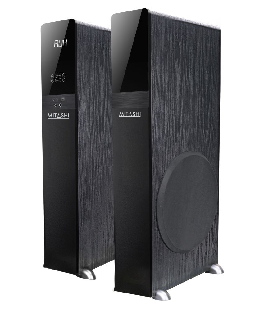     			Mitashi 2.0 Ch. TWR 850 BT Tower Speaker With Bluetooth - Black