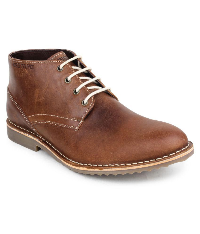 Red Tape Brown Casual Boot - Buy Red Tape Casual Boot Online at Best Prices in India on