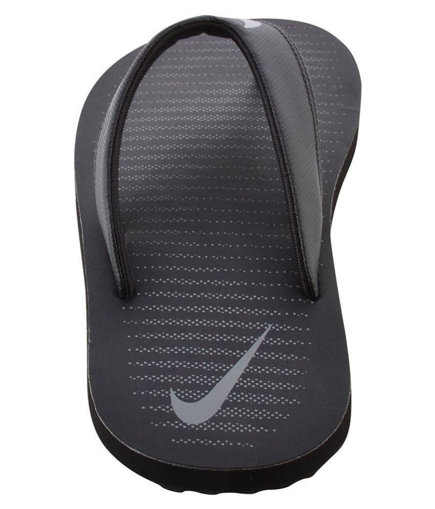 nike black thong flip flop