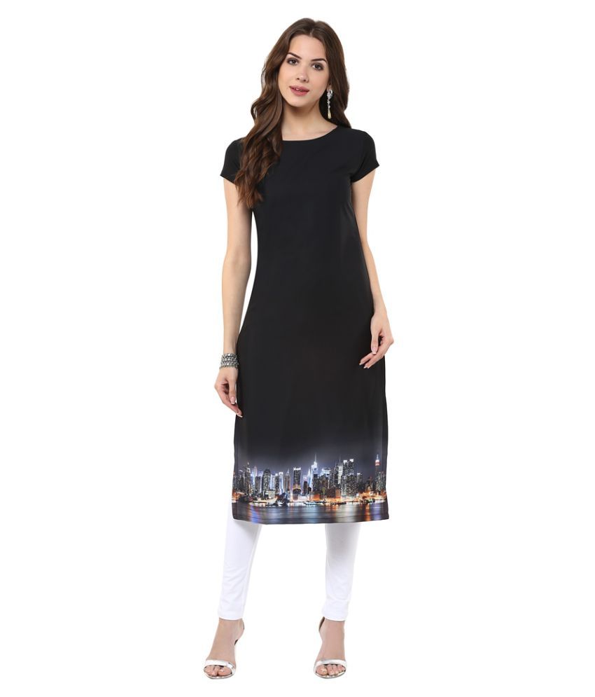 janasya black kurti