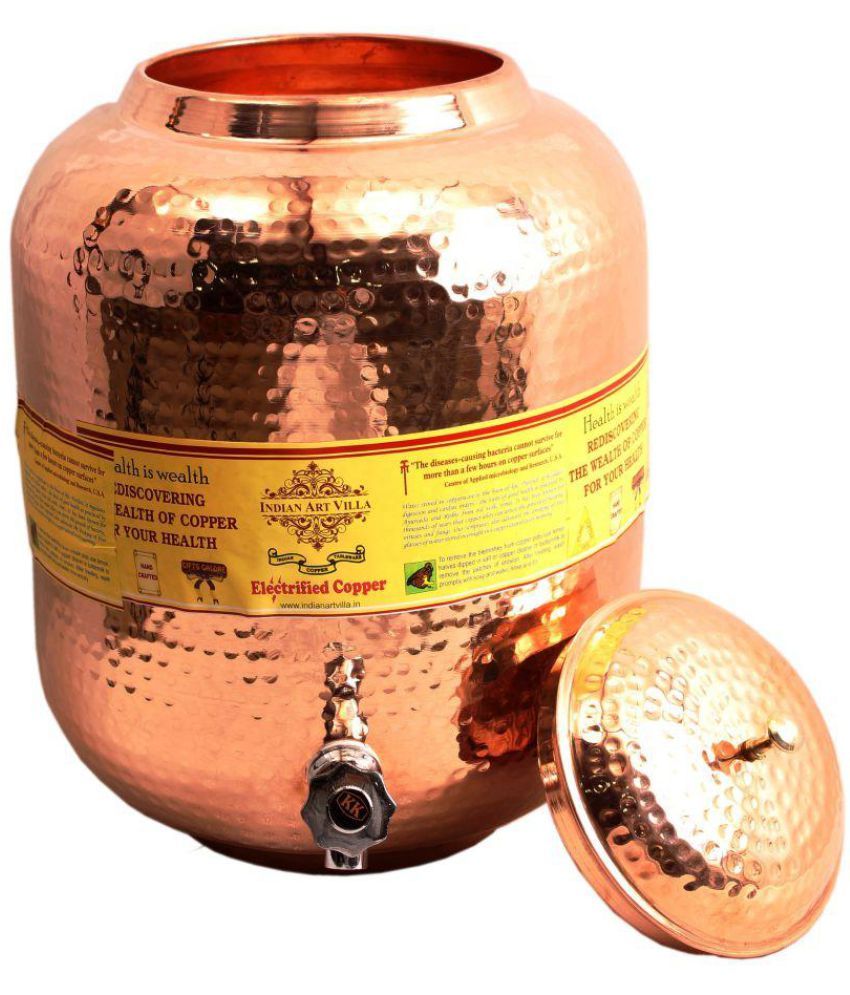 indianartvilla-copper-water-dispenser-11-5-buy-online-at-best-price-in