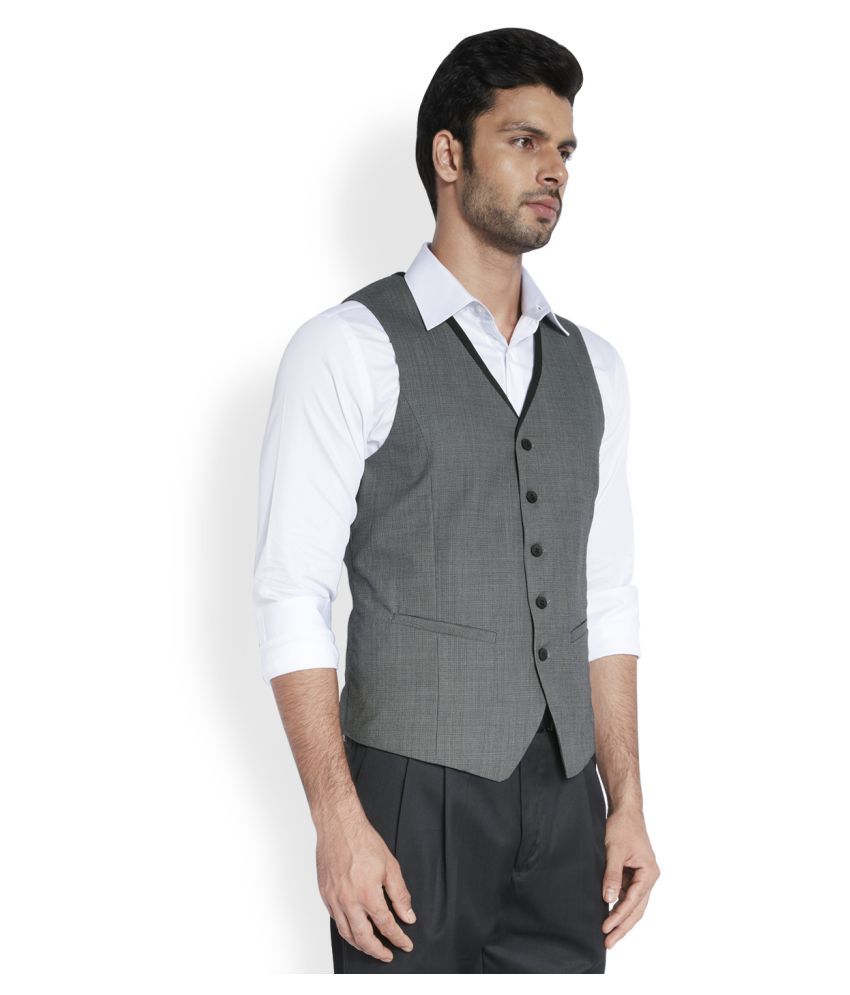 Raymond Grey Nehru Jacket - Buy Raymond Grey Nehru Jacket Online at Low ...