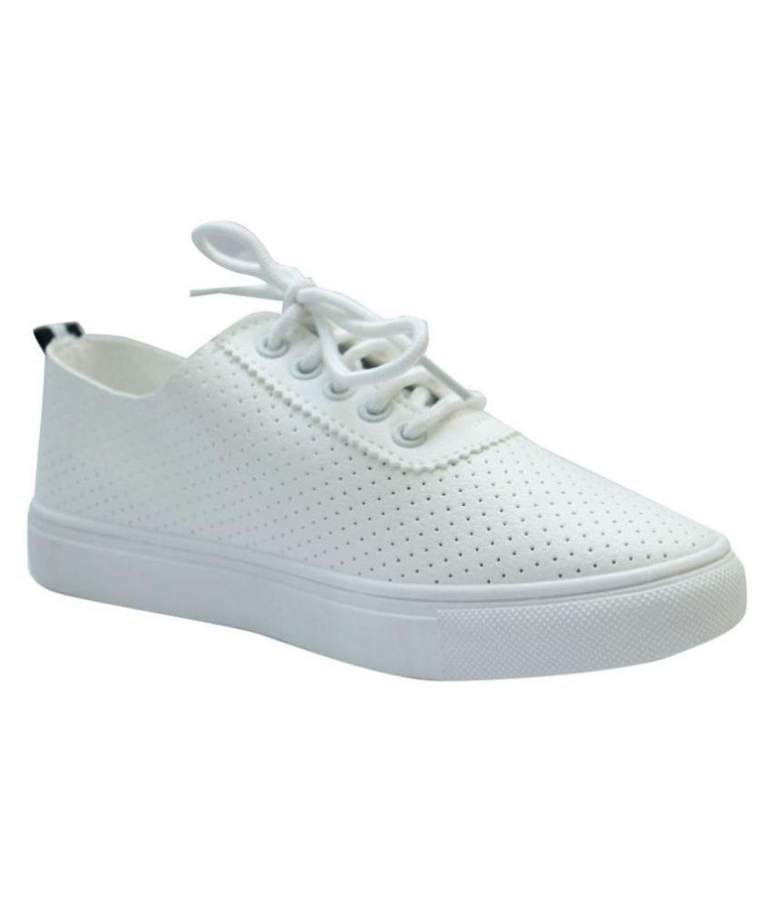 Vogueville White Lifestyle Shoes Price in India- Buy Vogueville White ...