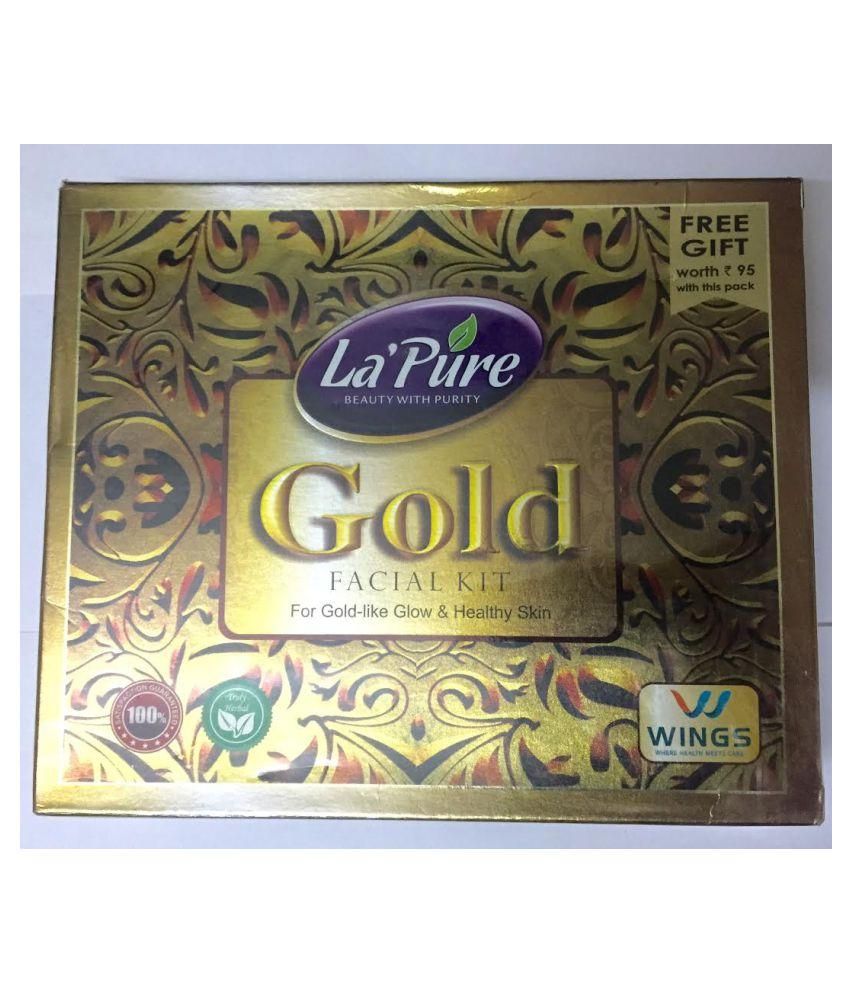 La Pure Gold Facial Kit Mini ( Pack of Three ) Buy La Pure Gold