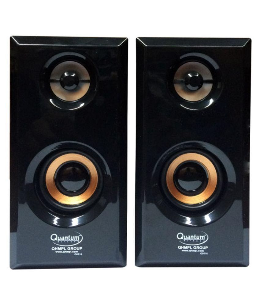 Buy Quantum QHM630 2.0 Wooden Multimedia Speakers Sound Box (Assorted