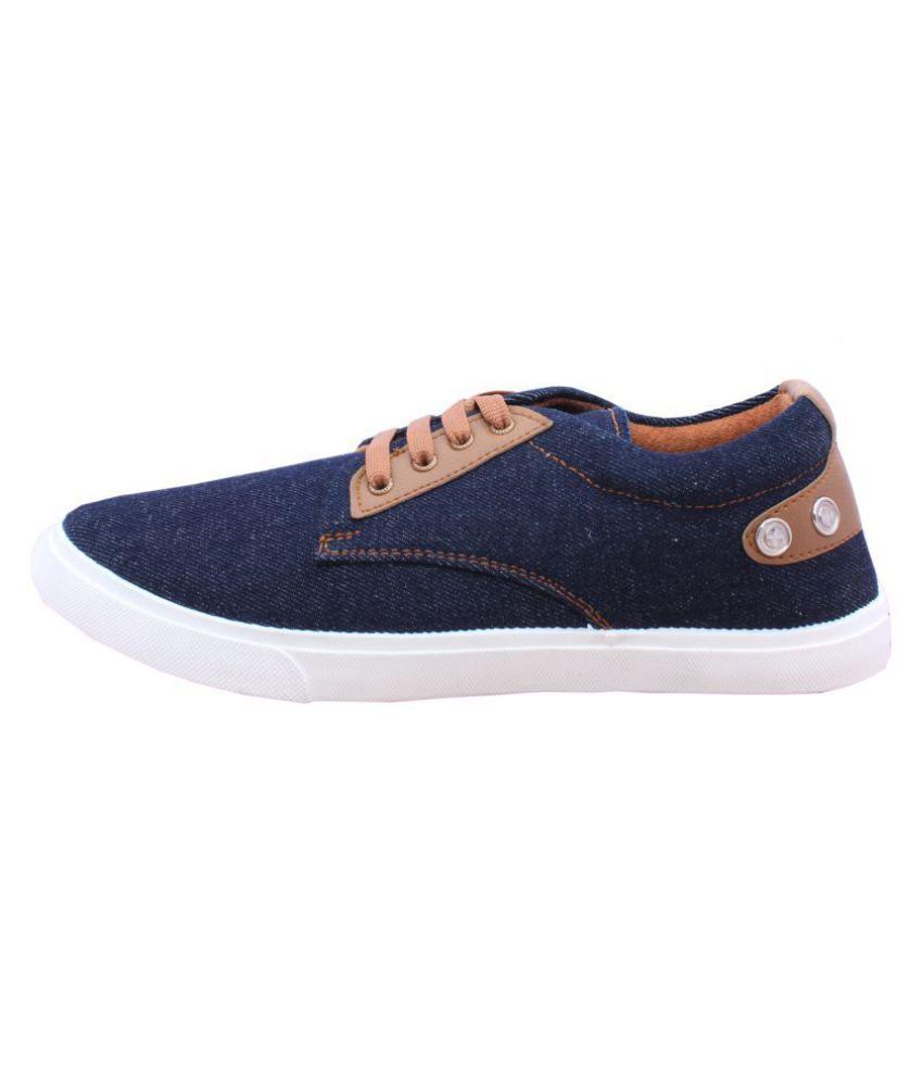 Orivon BLUE DENIM SHOE Sneakers Blue Casual Shoes - Buy Orivon BLUE ...
