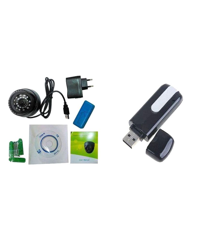 Spy Special Combo Usb Camera Pen Drive with 4 Ir Night Vision Cctv