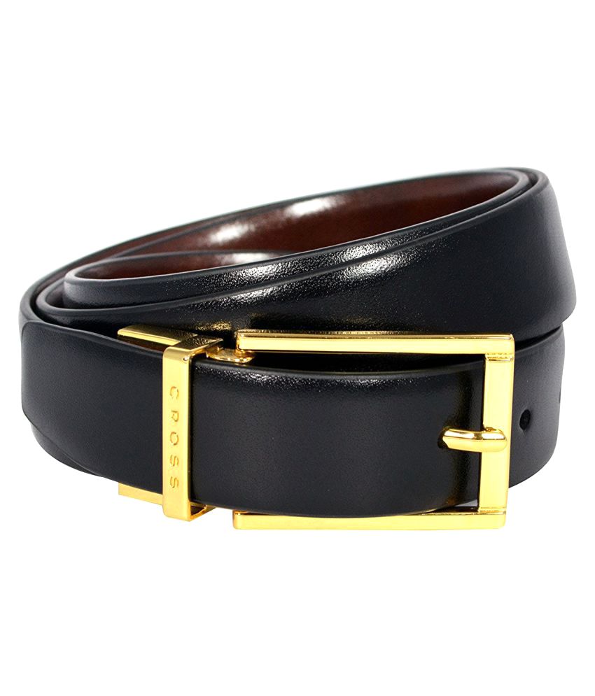 Cross Black Leather Formal Belts: Buy Online at Low Price in India ...