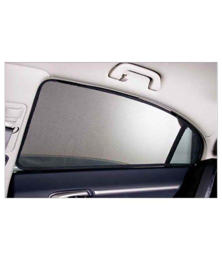 black car sunshade