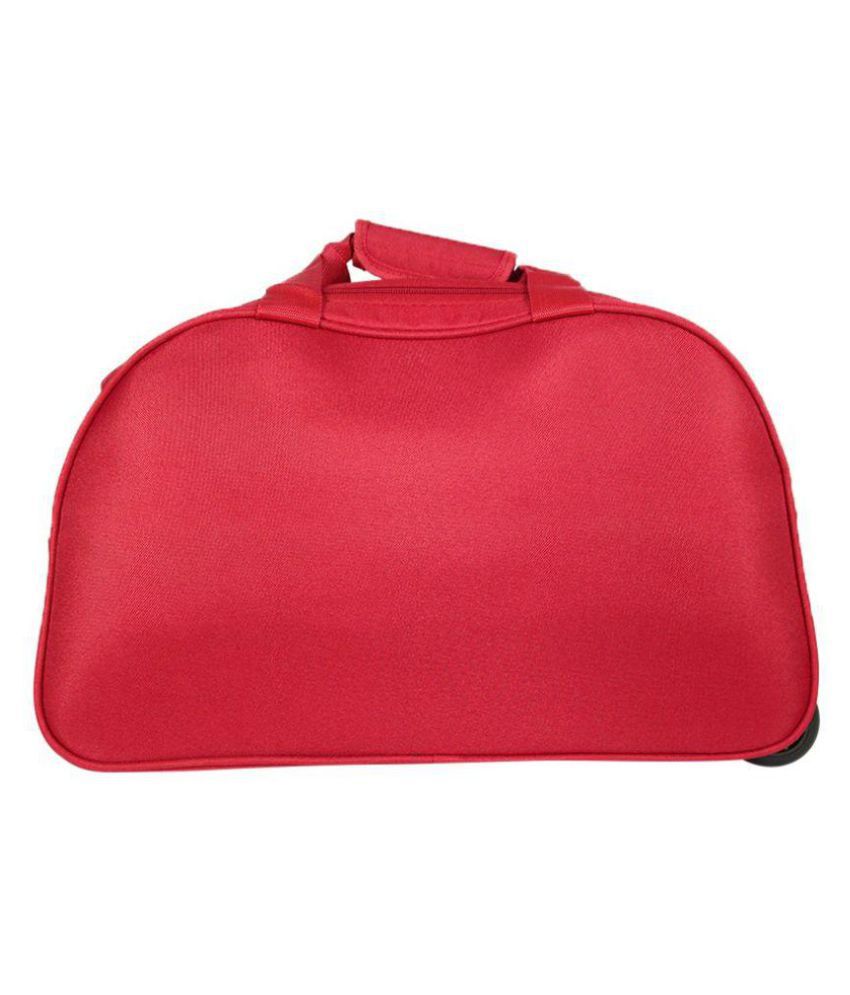 Aristocrat Red Solid Duffle Bag - Buy Aristocrat Red Solid Duffle Bag ...